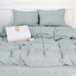 Постельное белье MirSon Льон Natural Linen Caspian 220х240 Фото 4