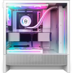 Корпус для ПК NZXT H5 Flow RGB Compact All White Фото 6