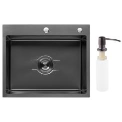 Мойка кухонная Kroner KD6050HM Фото