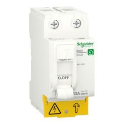 Дифференциальный автоматический выключатель Schneider Electric RESI9 2P 63A 30mA Фото
