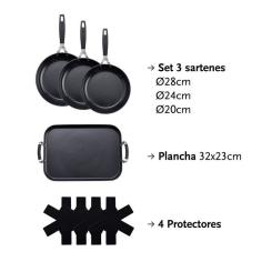 Набор посуды MasterPro Smart, 8 предметів Фото 1