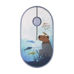 Мышка 2E MF300 CAPYBARASWIM Silent Wireless/Bluetooth Blue Фото