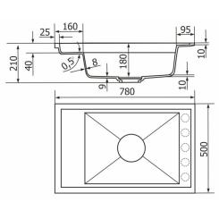 Мойка кухонная GRANADO Estella gris Фото 6