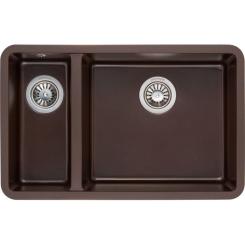 Мойка кухонная GRANADO Under top DOUBLE marron Фото