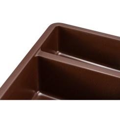 Мойка кухонная GRANADO Under top DOUBLE marron Фото 3