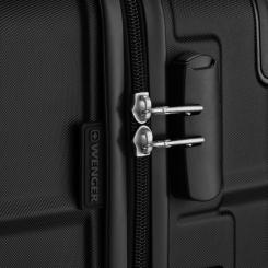 Чемодан Wenger Amplar, велика, пластик, 4 колеса, чорна Фото 8