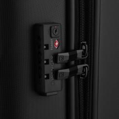Чемодан Wenger Oryson, мала, пластик, 4 колеса, чорна Фото 9
