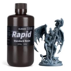 Фотополимерная смола ELEGOO Resin, Rapid Standard 1кг, gray Фото