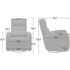 Кресло игровое Cougar Fidom Gray Фото 11