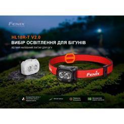 Фонарь Fenix HL18R-T V2.0 чорний Фото 5