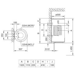 Бойлер TIKI Econ ES150 (ех-GBF150SMV9) Фото 1