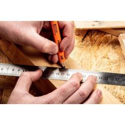 Линейка строительная Neo Tools нержавеющая сталь, 750мм Фото 4