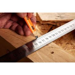 Линейка строительная Neo Tools нержавеющая сталь, 750мм Фото 6