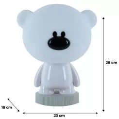 Ночник Kite Светильник LED с аккумулятором Bear, белый, белый Фото 5