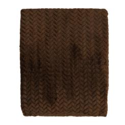 Плед Ardesto Jacquard Braid 200х220см, 100% полиэстер, коричнев Фото 1