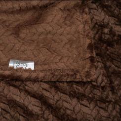 Плед Ardesto Jacquard Braid 200х220см, 100% полиэстер, коричнев Фото 3