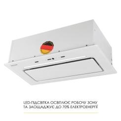 Вытяжка кухонная Weilor LUMINA WBG 65 WHITE Фото 2