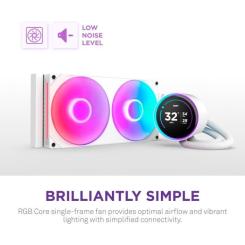 Система жидкостного охлаждения NZXT Kraken Elite RGB 240mm AIO Фото 11