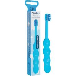 Детская зубная щетка Nordics Baby 4080 Soft блакитна Фото