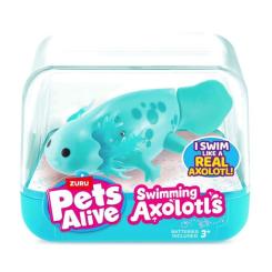 Интерактивная игрушка Pets & Robo Alive S1 Аксолотль (бірюзовий) Фото