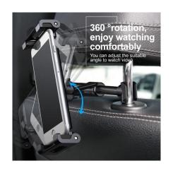 Универсальный автодержатель Baseus Back Seat Car Mount Holder Black Фото 10