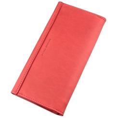 Кошелек Grande Pelle Из итальянской кожи Красный Фото 1