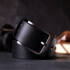 Ремень Grande Pelle Кожаный Черный Фото 9