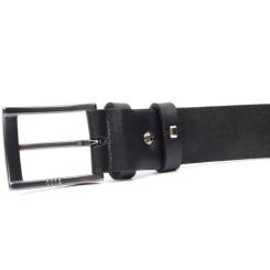 Ремень Grande Pelle Кожаный Черный Фото 1