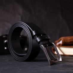 Ремень Grande Pelle Кожаный Черный Фото 7