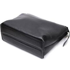 Сумка Grande Pelle Из натуральной кожи Черная Фото 4