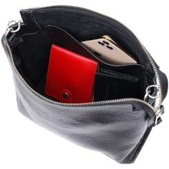 Сумка Grande Pelle Из натуральной кожи Черная Фото 6