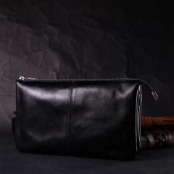 Сумка Grande Pelle З натуральної шкіри Чорна Фото 11