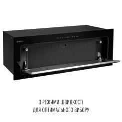 Вытяжка кухонная Perfelli DESIGN VISION 9 NERO SILENZIO Фото 7