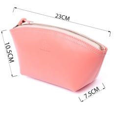 Косметичка Grande Pelle Из кожи Пудровая Фото 3