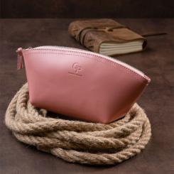 Косметичка Grande Pelle Из кожи Пудровая Фото 6