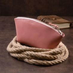 Косметичка Grande Pelle Из кожи Пудровая Фото 7