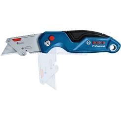 Нож монтажный Bosch набір 2 шт, складний трапецієподібний, сегментован Фото 2