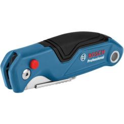 Нож монтажный Bosch набір 2 шт, складний трапецієподібний, сегментован Фото 4