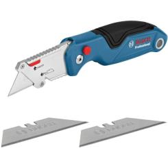 Нож монтажный Bosch набір 2 шт, складний трапецієподібний, сегментован Фото 5
