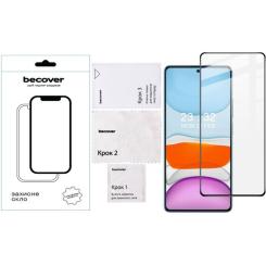 Стекло защитное BeCover Xiaomi Redmi Note 14 4G Black Фото 3