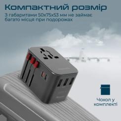 Зарядное устройство Promate tripmate-36w.black Фото 6