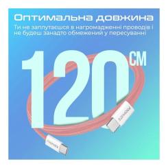 Дата кабель Promate USB-C to USB-C 1.2m Фото 6