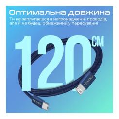 Дата кабель Promate USB-C to Lightning 1.2m Фото 6