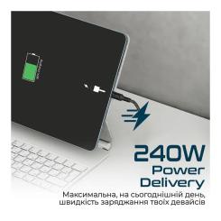 Дата кабель Promate USB-C to USB-C 2.0m Фото 2