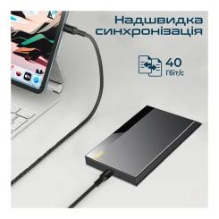 Дата кабель Promate USB-C to USB-C 2.0m Фото 3