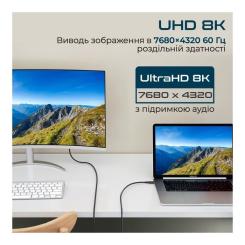 Дата кабель Promate USB-C to USB-C 2.0m Фото 4
