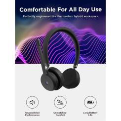 Наушники Lenovo Wireless VoIP Headset (Teams) Black Фото 2