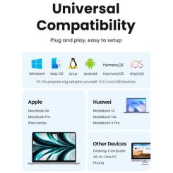 Мышка Ugreen MU105 Wireless Gray Фото 10