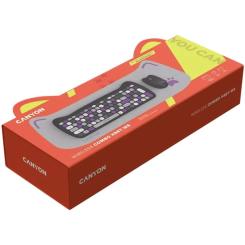 Комплект Canyon HSET-W6 Kitty Edition Wireless UA Violet Фото 5