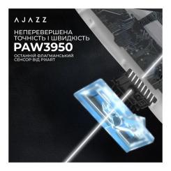 Мышка Ajazz AJ159 APEX Wireless/Bluetooth/USB White Фото 9